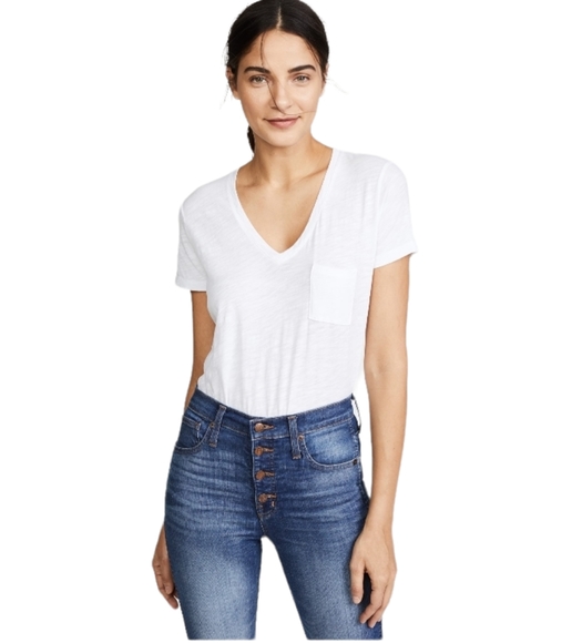 Madewell Tops - Madewell Whisper 100% Cotton Short Sleeve T-Shirt